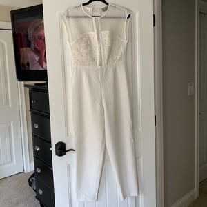 White ASOS jumpsuit